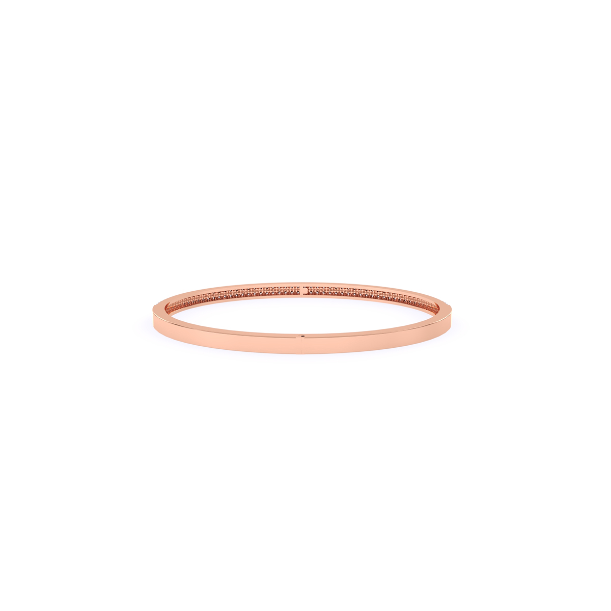 Charming Half Eternity Round Lab Grown Bracelet